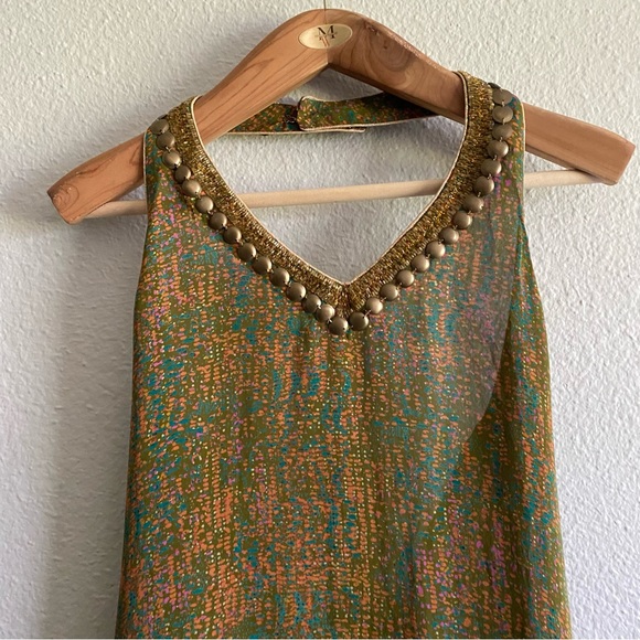 Satya Paul Designer Halter Silk Dress - Picture 7 of 16